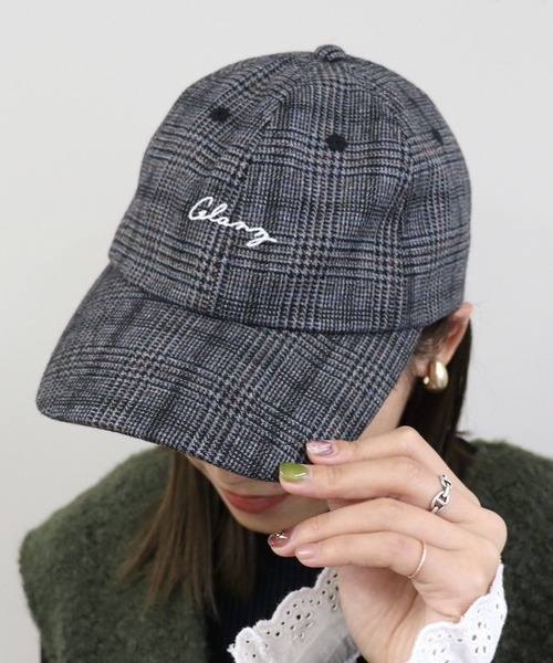 DONOBAN（ドノバン）の「ロゴ刺繍チェックCAP（キャップ・レディース・ブラウン/グレー/ブラウン系その他・F）」の18枚目の写真