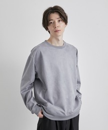 マシュマロスウェードクルーネックプルオーバー