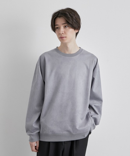 JUNRED(ジュンレッド)の「マシュマロスウェードクルーネックプルオーバー(スウェット・メンズ・チャコールグレー/ライトグレー/ブルー系その他4・LL/M/L)」の15枚目の写真