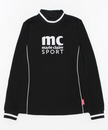 marie claire GOLF/マリクレール ゴルフ シャツ モックネック ブランド 長袖 UVカット レディース 保温 防寒 スポーツウェア
