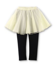 レギンス付きチュールスカート