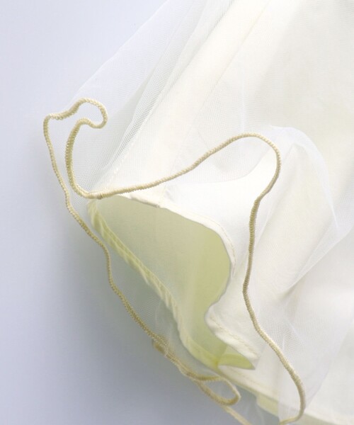 BRANSHES(ブランシェス)の「レギンス付きチュールスカート(スカート・キッズ・アイボリー/ライトグレー・90/100/110/130/120)」の12枚目の写真