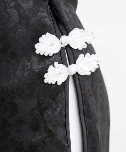 OSYAREVO（オシャレボ）の「コスプレ バックオープン フリルチャイナ レディース クリスマス X-mas（コスチューム/パーティーグッズ・レディース・ブラック・ONESIZE）」の11枚目の写真