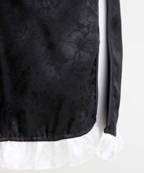 OSYAREVO（オシャレボ）の「コスプレ バックオープン フリルチャイナ レディース クリスマス X-mas（コスチューム/パーティーグッズ・レディース・ブラック・ONESIZE）」の16枚目の写真