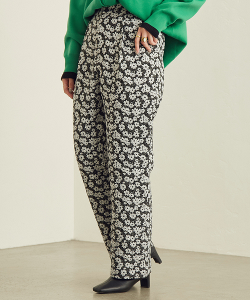 ブラミンク　未使用SUMMER フラワージャガードドロストパンツ ブラミンク 未使用SUMMER フラワージャガードドロストパンツ B.C STOCK