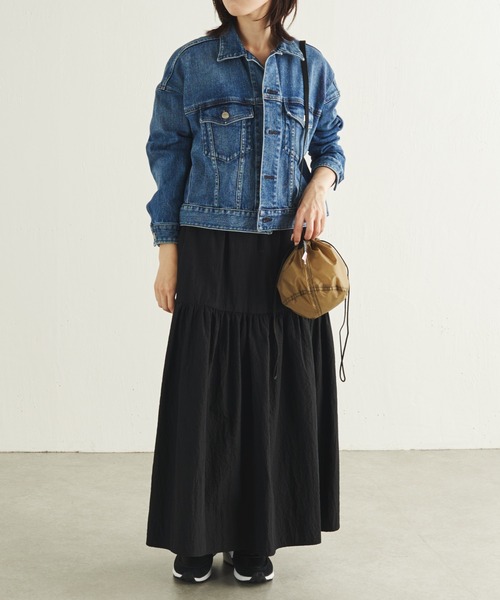 MELO（メロ）の「MELO/巾着バッグ/WEB限定（ショルダーバッグ・レディース・ブラック/ブルー/ベージュ・FREE）」の13枚目の写真