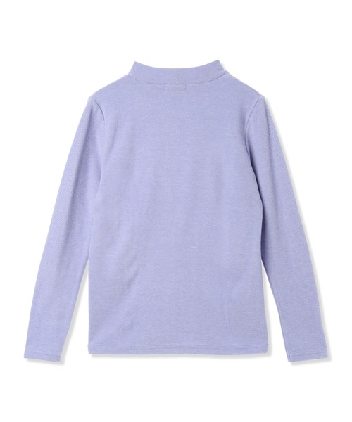 DECOY SINCE 1981(デコイシンスイチキュウハチイチ)の「【吸湿発熱】シアバター配合日本製ハイネックプルオーバー(Tシャツ/カットソー・レディース・グレー/マスタード/ベージュ/オレンジ/ピンク/ブルー/レッド・LL/M/L)」の12枚目の写真