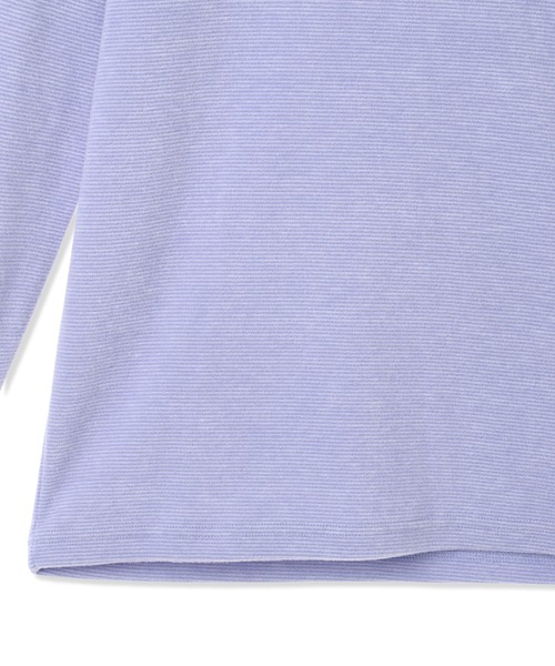 DECOY SINCE 1981(デコイシンスイチキュウハチイチ)の「【吸湿発熱】シアバター配合日本製ハイネックプルオーバー(Tシャツ/カットソー・レディース・グレー/マスタード/ベージュ/オレンジ/ピンク/ブルー/レッド・LL/M/L)」の14枚目の写真