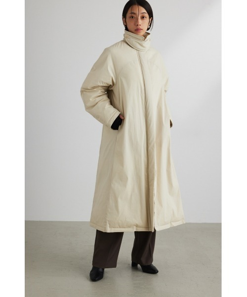 STYLEMIXER（スタイルミキサー）の「2WAYカラー中綿ロングコート（ダウンジャケット/コート・レディース・ブラック/アイボリー・MEDIUM/SMALL）」の22枚目の写真