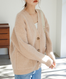 SLOBE IENA | フラッフィーアンゴラ混カーディガン(カーディガン/ボレロ)