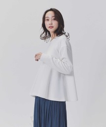 HONEYSUCKLE ROSE | 【HONEYSUCKLE ROSE】ペプラムポンチクルー(Tシャツ/カットソー)