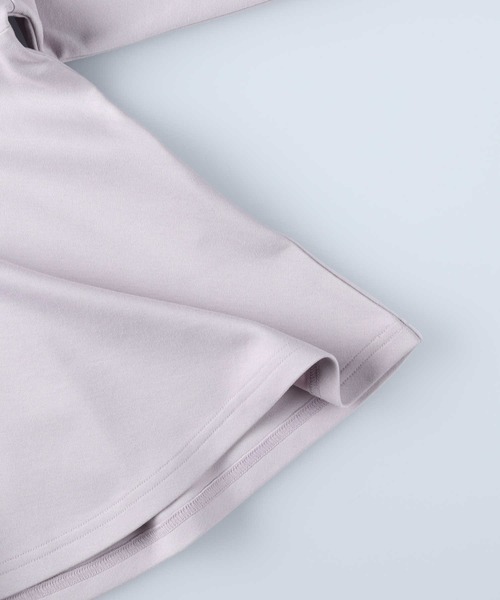 HONEYSUCKLE ROSE（ハニーサックルローズ）の「【HONEYSUCKLE ROSE】ペプラムポンチクルー（Tシャツ/カットソー・レディース・ホワイト/ブラック/パープル・M/L）」の20枚目の写真