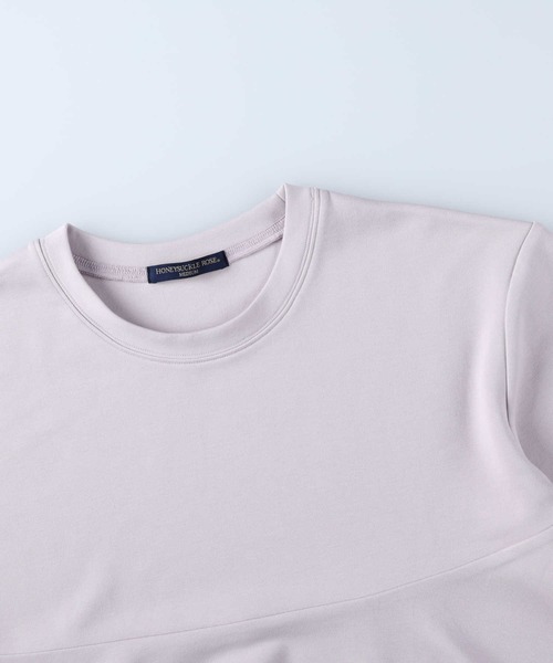 HONEYSUCKLE ROSE（ハニーサックルローズ）の「【HONEYSUCKLE ROSE】ペプラムポンチクルー（Tシャツ/カットソー・レディース・ホワイト/ブラック/パープル・M/L）」の19枚目の写真