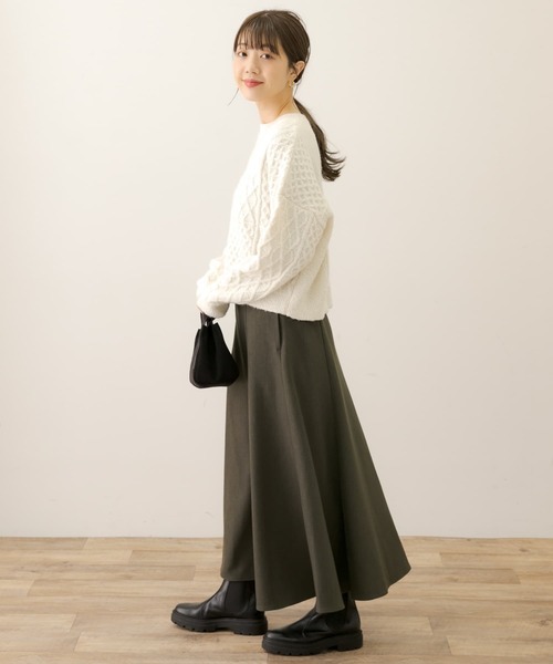 URBAN RESEARCH Sonny Label(アーバンリサーチサニーレーベル)の「マーメイドフレアスカート(スカート・レディース・ブラック/カーキ/ブラウン・36/38)」の20枚目の写真
