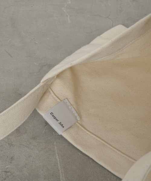 CASPER JOHN（キャスパージョン）の「Canvas shoulder bag/キャンバスショルダーバッグ（ショルダーバッグ・メンズ・グリーン/ホワイト/ラベンダー/ネイビー/オレンジ/オリーブ/ブラック/グレイッシュベージュ/ブルー/ナチュラル・FREE）」の19枚目の写真