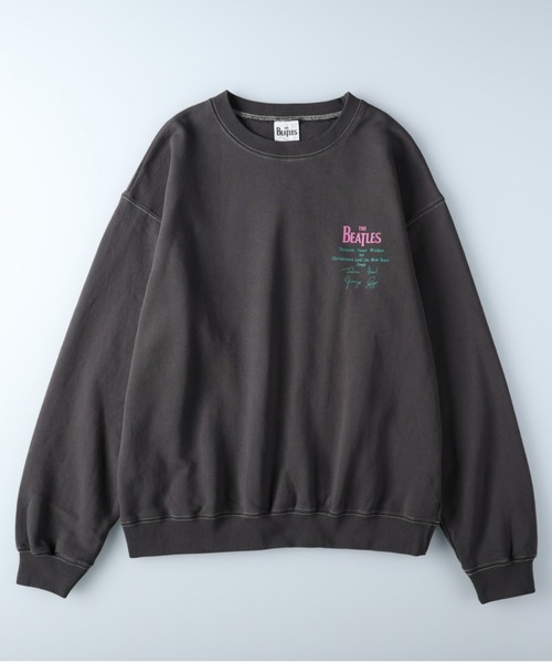 Right-on（ライトオン）の「ビートルズフォトスウェット（スウェット・メンズ・オフホワイト/ダークグレー・M/L/XL）」の6枚目の写真