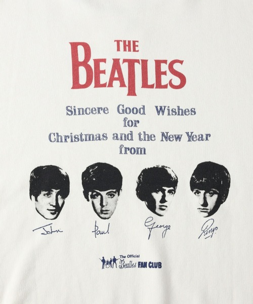 Right-on（ライトオン）の「ビートルズフォトスウェット（スウェット・メンズ・オフホワイト/ダークグレー・M/L/XL）」の7枚目の写真