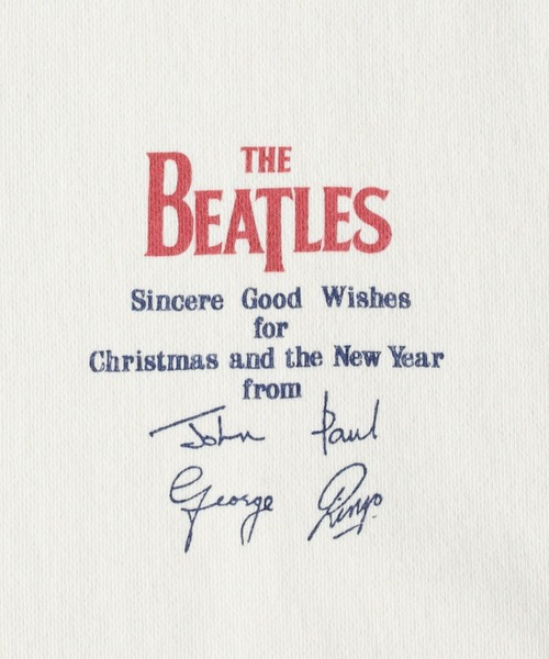 Right-on（ライトオン）の「ビートルズフォトスウェット（スウェット・メンズ・オフホワイト/ダークグレー・M/L/XL）」の8枚目の写真
