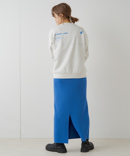 PUAL CE CIN(ピュアルセシン)の「【ZOZOTOWN限定】バックプリント裏毛プルオーバー(スウェット・レディース・ライトグレー/ベージュ/オフホワイト・FREE)」の5枚目の写真