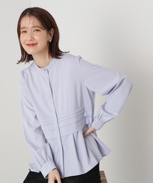 N.（N. Natural Beauty Basic） | ◆タックペプラムブラウス(シャツ/ブラウス)