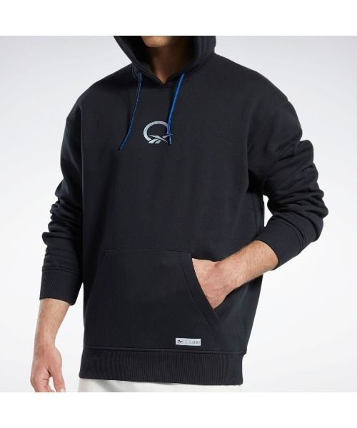 Reebok(リーボック)の「パニーニ フーディ / PANINI HOODIE(パーカー・メンズ・ブラック・LARGE/MEDIUM/SMALL/XX-LARGE/XXX-LARGE/X-LARGE)」の4枚目の写真