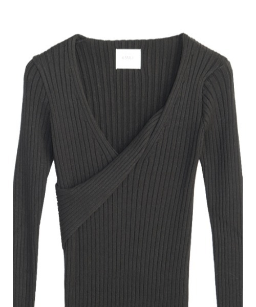 AMAIL(アマイル)の「Lib fit knit op(ワンピース・レディース・アイボリー/ブラック・FREE)」の11枚目の写真