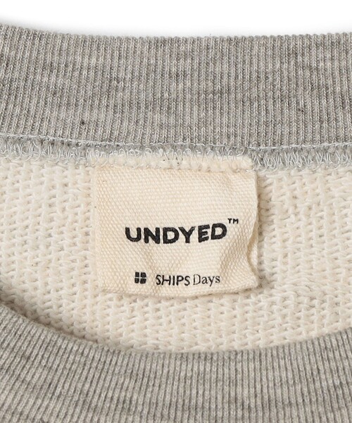 SHIPS Days（シップスデイズ）の「SHIPS Days: UNDYED SALLY FOX オーガニック スウェット（スウェット・メンズ・ナチュラル/ライトグレー・LARGE/MEDIUM）」の6枚目の写真