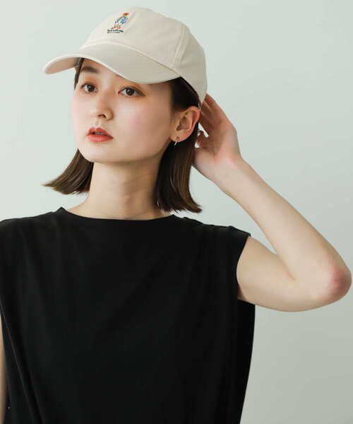 SENSE OF PLACE by URBAN RESEARCH（センスオブプレイスバイアーバンリサーチ）の「『ユニセックス』『別注』TeddyBear×SENSE OF PLACE　テディベアシシュウキャップ（キャップ・メンズ・ブラック/ネイビー/アイボリー・ONE）」の7枚目の写真