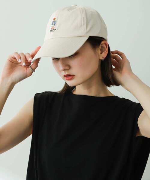 SENSE OF PLACE by URBAN RESEARCH（センスオブプレイスバイアーバンリサーチ）の「『ユニセックス』『別注』TeddyBear×SENSE OF PLACE　テディベアシシュウキャップ（キャップ・メンズ・ブラック/ネイビー/アイボリー・ONE）」の8枚目の写真