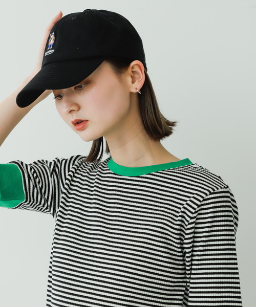 SENSE OF PLACE by URBAN RESEARCH（センスオブプレイスバイアーバンリサーチ）の「『ユニセックス』『別注』TeddyBear×SENSE OF PLACE　テディベアシシュウキャップ（キャップ・メンズ・ブラック/ネイビー/アイボリー・ONE）」の9枚目の写真