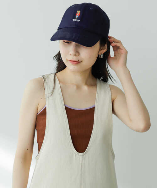 SENSE OF PLACE by URBAN RESEARCH（センスオブプレイスバイアーバンリサーチ）の「『ユニセックス』『別注』TeddyBear×SENSE OF PLACE　テディベアシシュウキャップ（キャップ・メンズ・ブラック/ネイビー/アイボリー・ONE）」の15枚目の写真