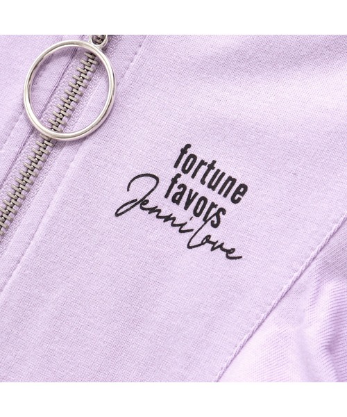 JENNI love（ジェニィラブ）の「フリルZIPパーカー（パーカー・キッズ・ブラック/グレー/ラベンダー・130cm/140cm/150cm/160cm）」の17枚目の写真