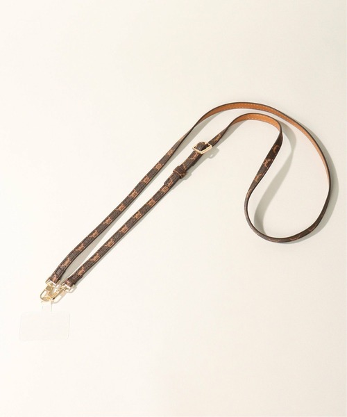 notch.（ノッチ）の「スマホフェイクレザーストラップ（スマホグッズ・レディース・ブラック/オフホワイト/パープル系その他/キャメル/ベージュ・ONESIZE）」の5枚目の写真