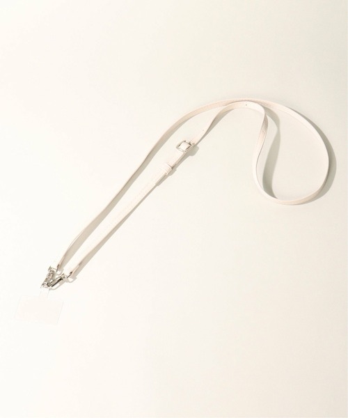 notch.（ノッチ）の「スマホフェイクレザーストラップ（スマホグッズ・レディース・ブラック/オフホワイト/パープル系その他/キャメル/ベージュ・ONESIZE）」の2枚目の写真