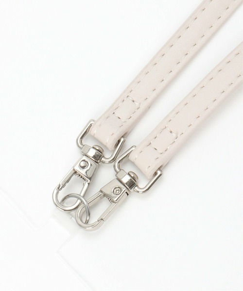 notch.（ノッチ）の「スマホフェイクレザーストラップ（スマホグッズ・レディース・ブラック/オフホワイト/パープル系その他/キャメル/ベージュ・ONESIZE）」の12枚目の写真