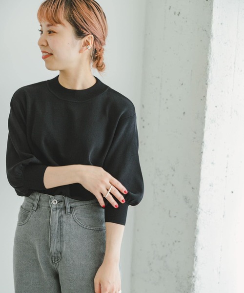 ITEMS URBANRESEARCH(アイテムズ アーバンリサーチ)の「ソウバリボリュームスリーブニット(ニット/セーター・レディース・グリーン/ブラック/グレー系その他/レッド系その他/その他1・FREE)」の17枚目の写真