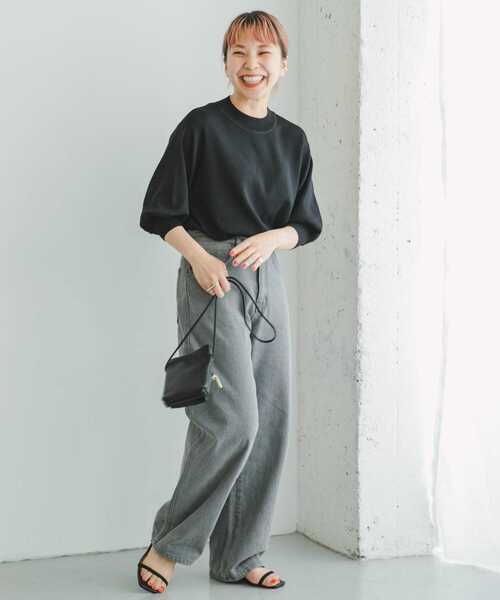 ITEMS URBANRESEARCH(アイテムズ アーバンリサーチ)の「ソウバリボリュームスリーブニット(ニット/セーター・レディース・グリーン/ブラック/グレー系その他/レッド系その他/その他1・FREE)」の20枚目の写真