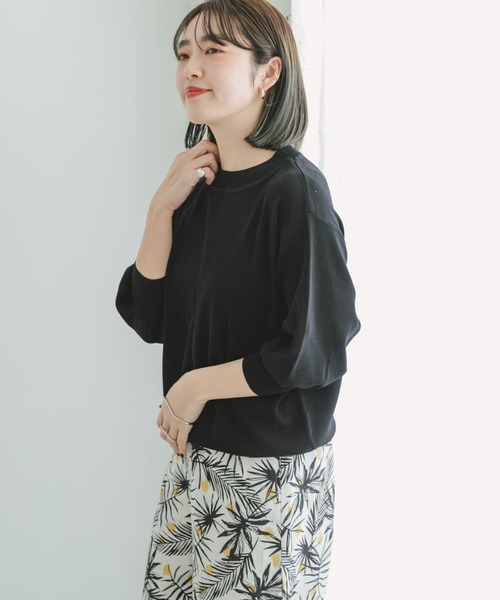 ITEMS URBANRESEARCH(アイテムズ アーバンリサーチ)の「ソウバリボリュームスリーブニット(ニット/セーター・レディース・グリーン/ブラック/グレー系その他/レッド系その他/その他1・FREE)」の22枚目の写真