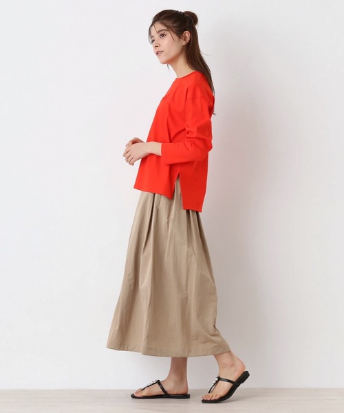 Brahmin(ブラーミン)の「【BRAHMIN】フロントロゴカットソー(Tシャツ/カットソー・レディース・オフホワイト/クリアレッド・2)」の13枚目の写真