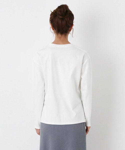 Brahmin(ブラーミン)の「【BRAHMIN】フロントロゴカットソー(Tシャツ/カットソー・レディース・オフホワイト/クリアレッド・2)」の11枚目の写真