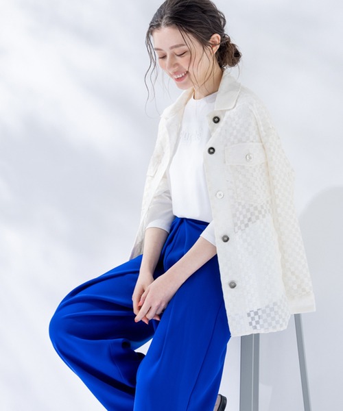 Brahmin(ブラーミン)の「【BRAHMIN】フロントロゴカットソー(Tシャツ/カットソー・レディース・オフホワイト/クリアレッド・2)」の21枚目の写真
