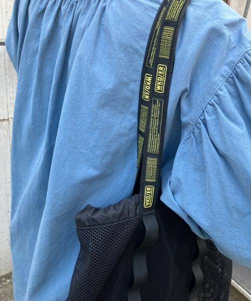 WEEKEND(ER)（ウィークエンダー）の「WEEKEND(ER) ウィークエンダー WEEKEND MESH TOTEBAG メッシュトートバッグ（トートバッグ・レディース・ブラック/グレー/イエロー/ホワイト・FREE）」の6枚目の写真