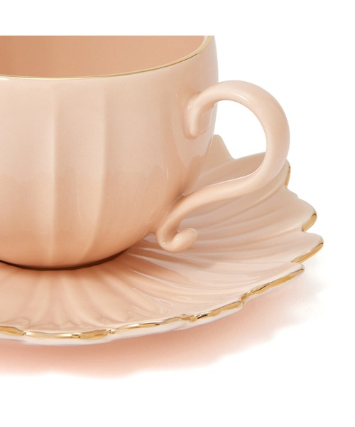 Francfranc（フランフラン）の「フラワーモチーフ カップ&ソーサー ピンク（食器・レディース・ピンク・FREE）」の9枚目の写真