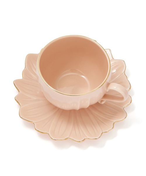 Francfranc（フランフラン）の「フラワーモチーフ カップ&ソーサー ピンク（食器・レディース・ピンク・FREE）」の8枚目の写真
