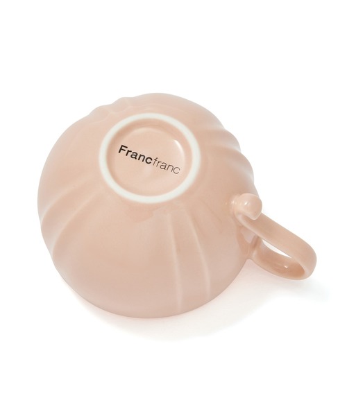 Francfranc（フランフラン）の「フラワーモチーフ カップ&ソーサー ピンク（食器・レディース・ピンク・FREE）」の2枚目の写真