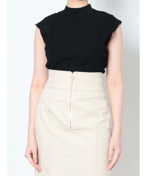 LAGUNAMOON（ラグナムーン）の「カバースリーブシアーニットプルオーバー（ニット/セーター・レディース・ブルー/ホワイト/ブラック/ベージュ・FREE）」の17枚目の写真