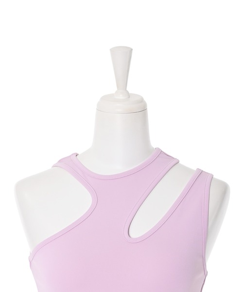 Narcissus（ナルシス）の「【MIDVEIN】カットタンクトップ（タンクトップ・レディース・ホワイト/ブラック/ピンク・FREE）」の6枚目の写真