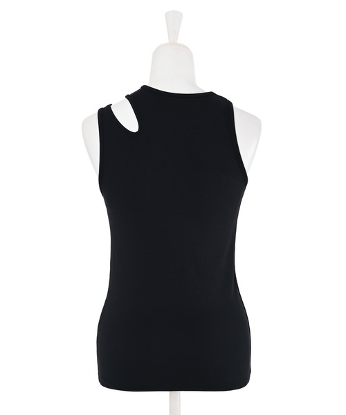 Narcissus（ナルシス）の「【MIDVEIN】カットタンクトップ（タンクトップ・レディース・ホワイト/ブラック/ピンク・FREE）」の5枚目の写真