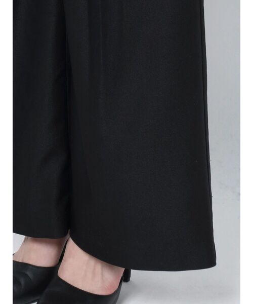 GYDA(ジェイダ)の「タックワイドパンツ(チノパンツ・レディース・ベージュ/ブラック・FREE)」の15枚目の写真