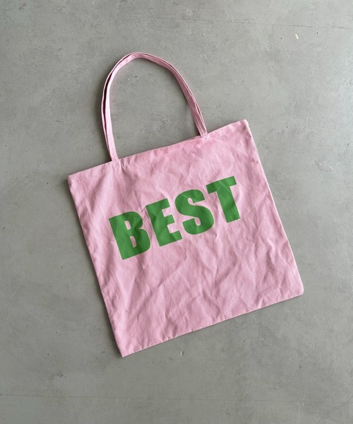 CLEA（クレア）の「【A4サイズ対応】BEST ロゴ コットントートバッグ（トートバッグ・レディース・アイボリー/ブラック/ブルー/イエロー/ピンク・FREE）」の5枚目の写真